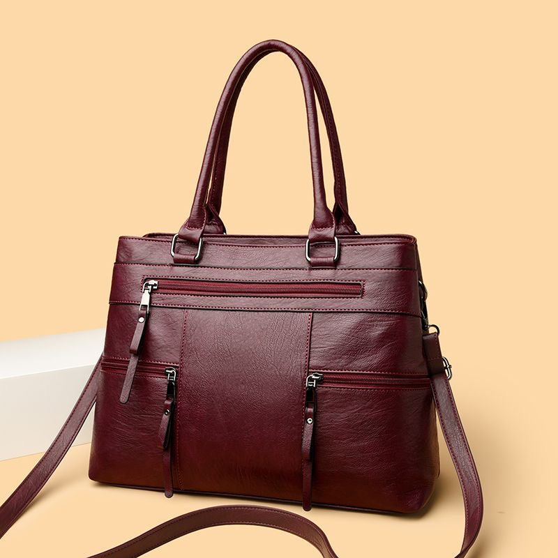 Bolsa para Mujer con Cierres y Amplio Espacio