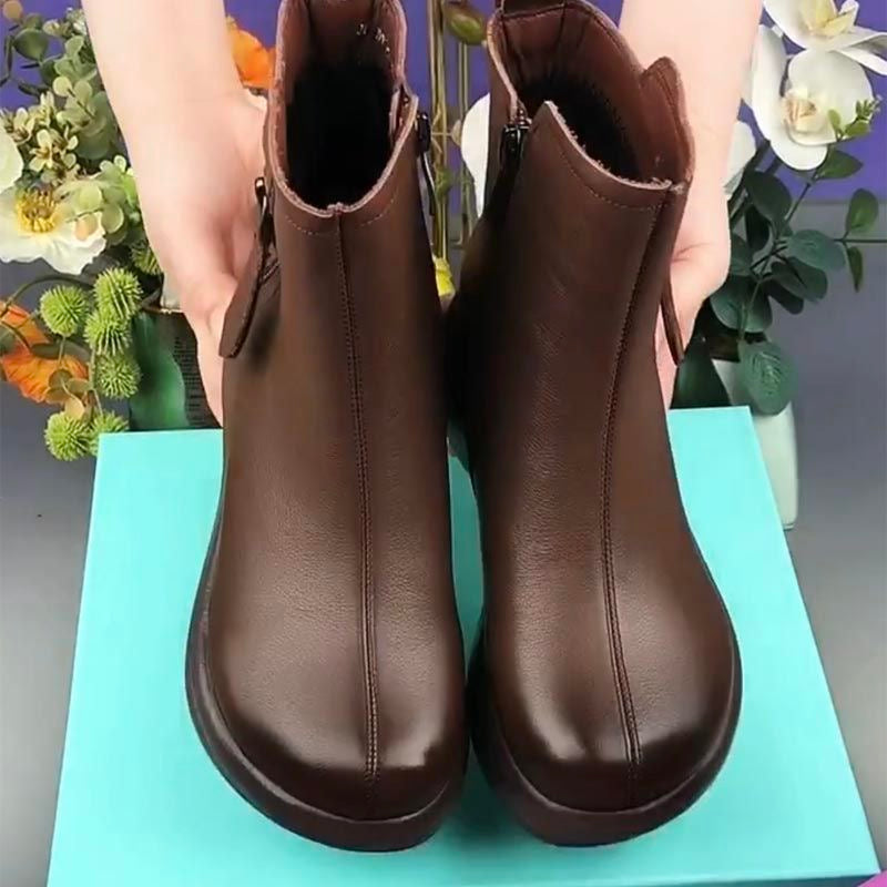Botines Negros de Plataforma para Mujer