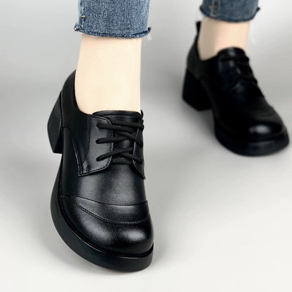 Zapatos de piel cómodos con suela blanda