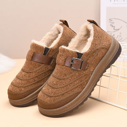 Zapatos de algodón cálido con forro polar