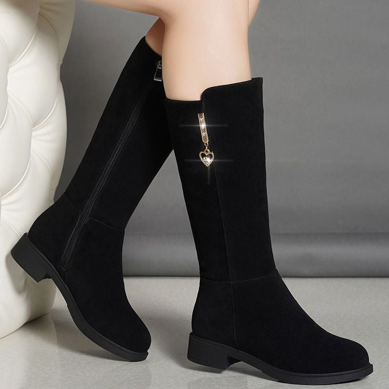Botas de invierno de media pantorrilla con forro polar