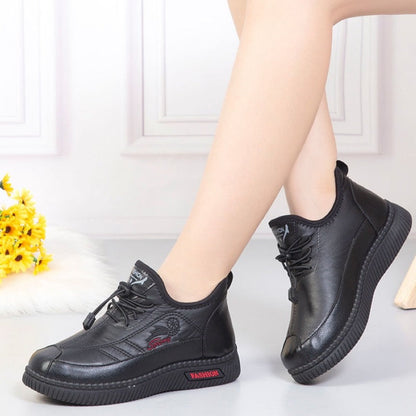 Zapatos de cuero de algodón de invierno