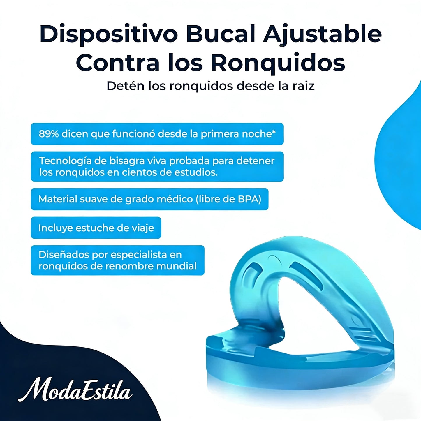 Boquilla antironquidos ModaEstila™