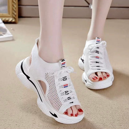 Sandalias de plataforma de tenis