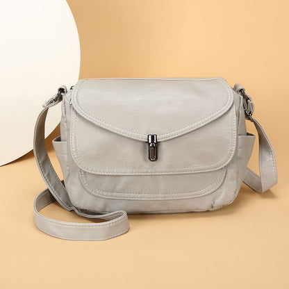 Bolso de hombro 100% de piel suave