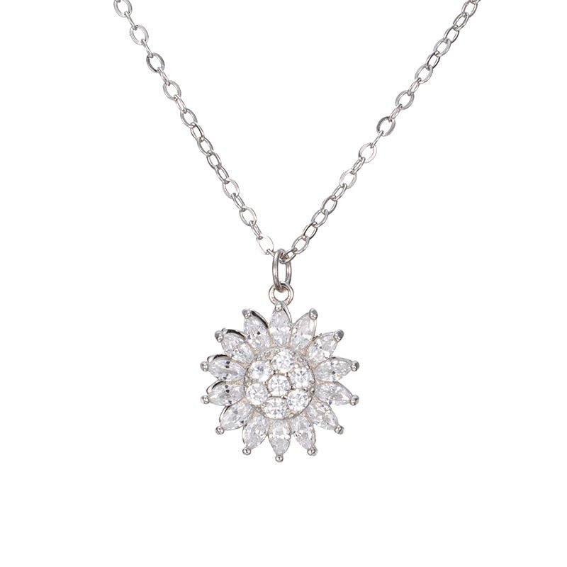 Collar de girasol giratorio