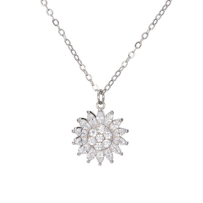 Collar de girasol giratorio