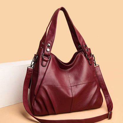 100% Bolso de piel de gran capacidad