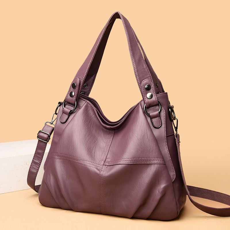 100% Bolso de piel de gran capacidad