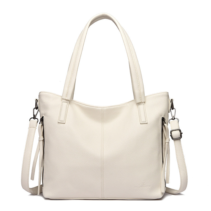 Bolso de Mano y Hombro de Piel Suave para Mujer