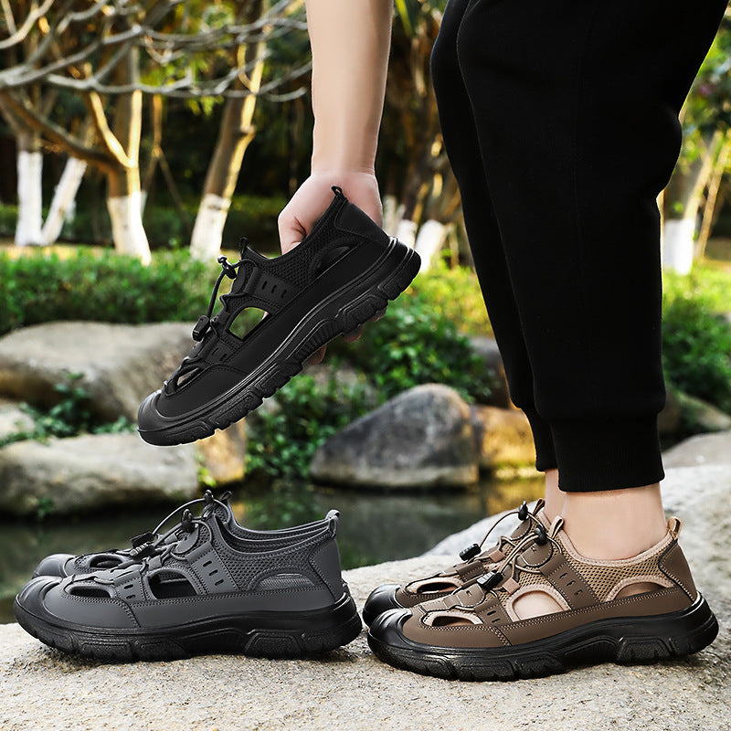 Sandalias huecas y transpirables para hombre