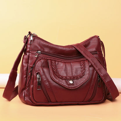 Bolso de piel suave 100% a la moda