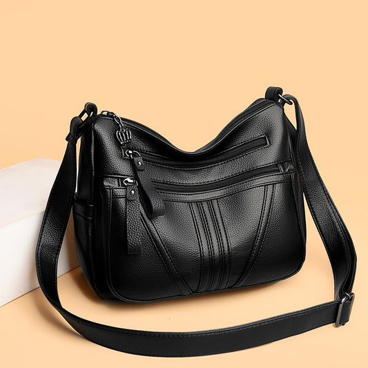 Nuevo bolso bandolera de piel suave y moderno