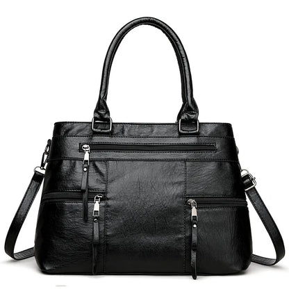 Bolso de hombro informal de estilo retro