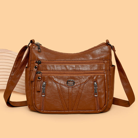 Bolso bandolera sencillo de varias capas