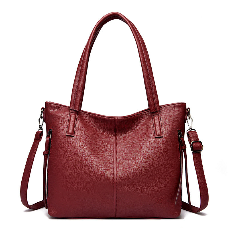 Bolso de Mano y Hombro de Piel Suave para Mujer