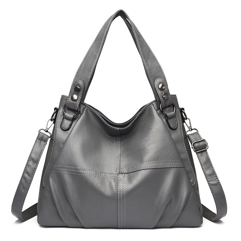 100% Bolso de piel de gran capacidad