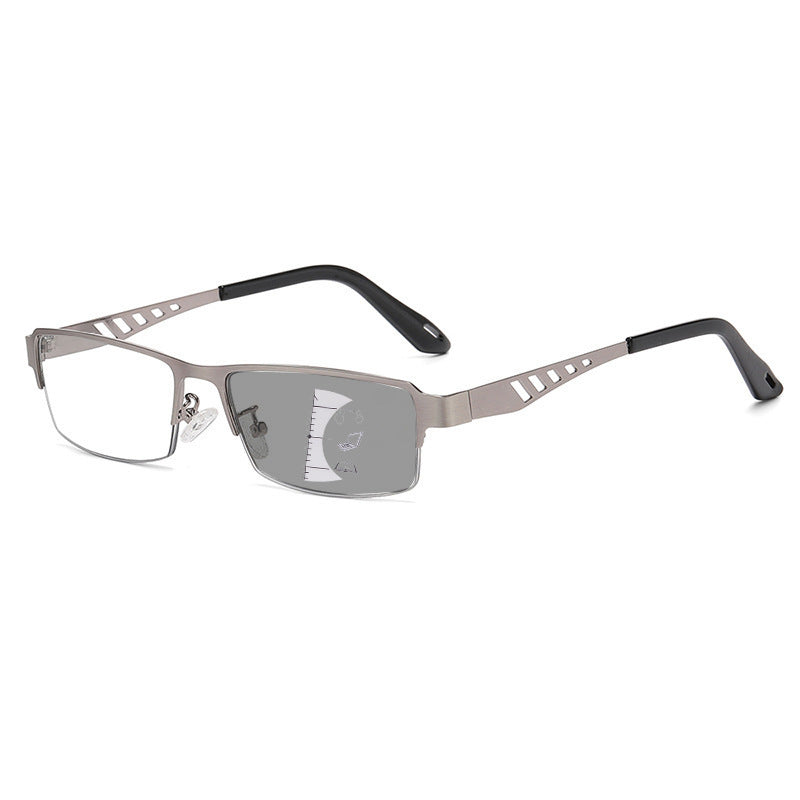 Gafas Multifocales Fotocromáticas Semi-Sin Montura