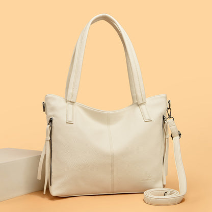 Bolso de Mano y Hombro de Piel Suave para Mujer