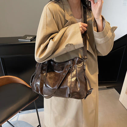Bolso Negro Grande para Mujer Elegante y Moderno