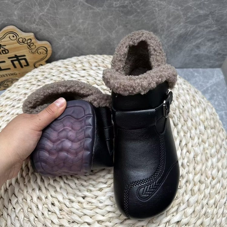 Botines de felpa antideslizante