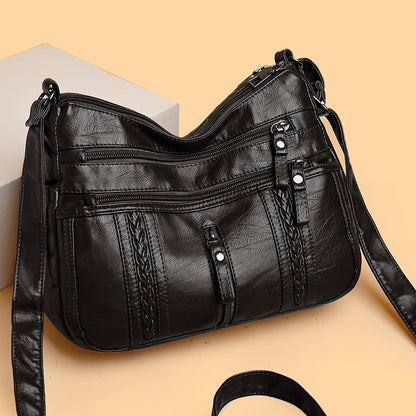 ModaEstila™ | Bolso bandolera de piel vintage