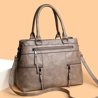 Bolsa para Mujer con Cierres y Amplio Espacio