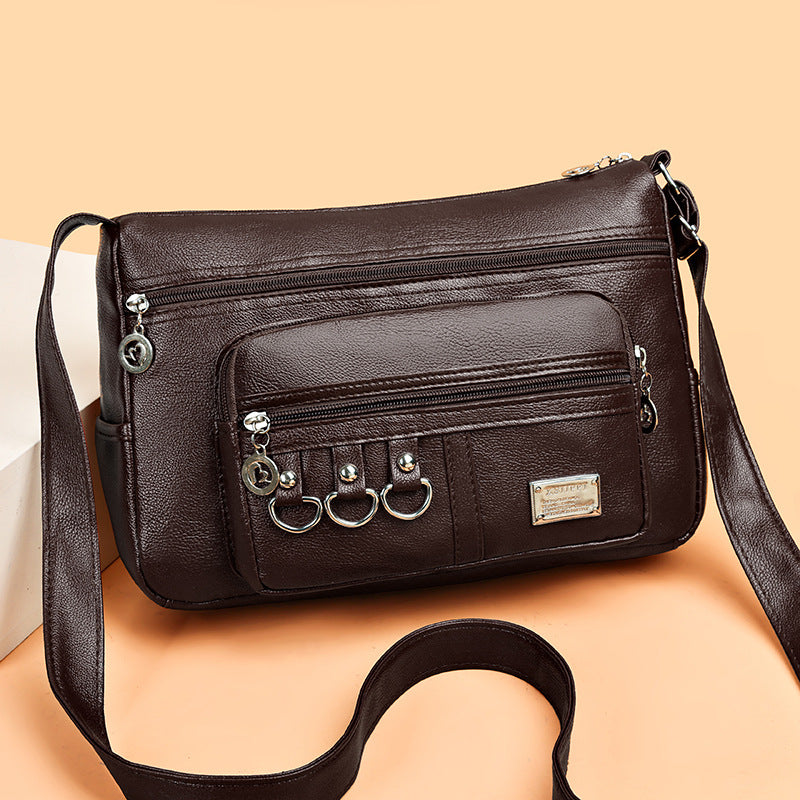 Bolso de piel para mujer versátil