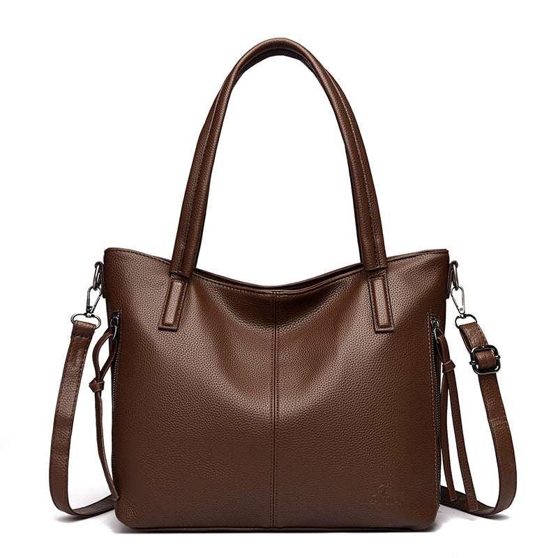 Bolso de Mano y Hombro de Piel Suave para Mujer