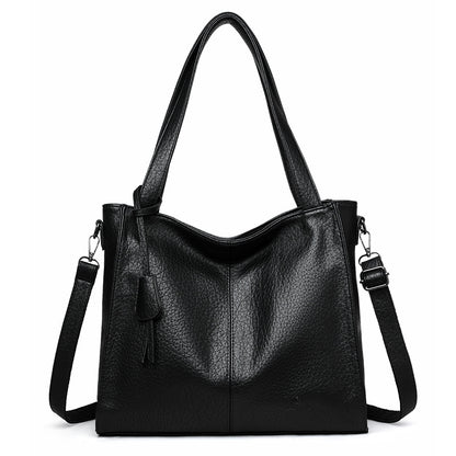Bolsa tote de piel suave