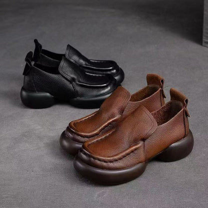 Zapatos de Piel Suaves y Versátiles