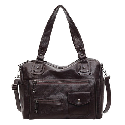 Bolso Vintage para Mujer con Múltiples Bolsillos