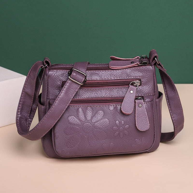 Bolso bandolera 100% de piel suave