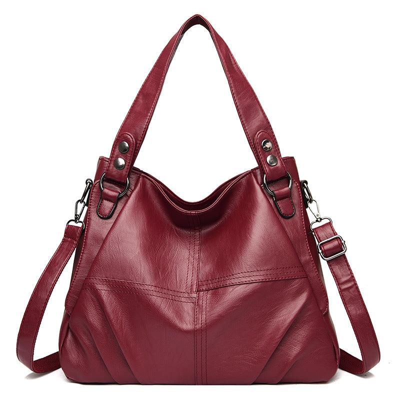 100% Bolso de piel de gran capacidad