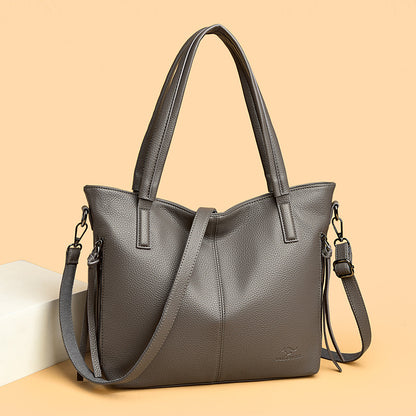 Bolso de Mano y Hombro de Piel Suave para Mujer