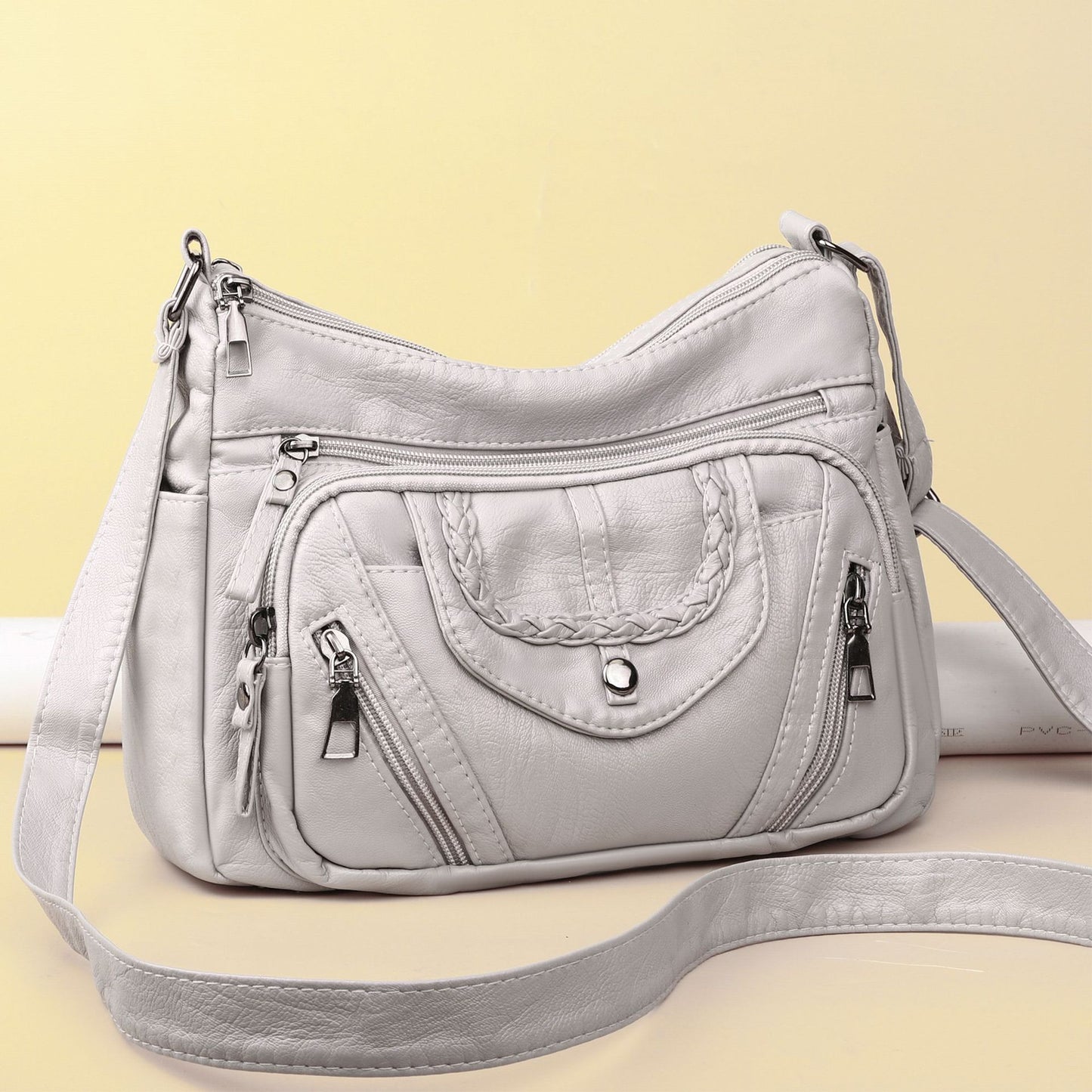 Bolso de piel suave 100% a la moda