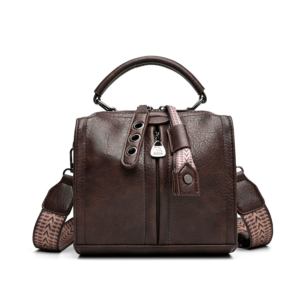 Bolso de hombro bandolera 100% de piel suave