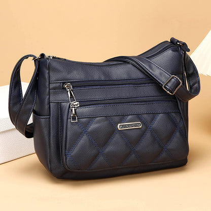 ModaEstila™ | Bolso de piel a cuadros