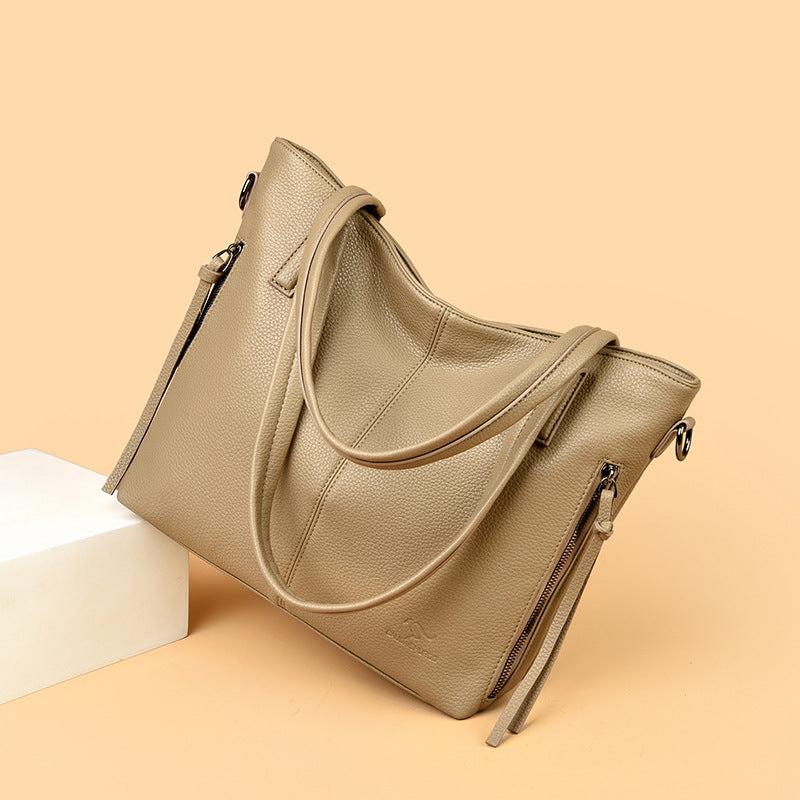 Bolso de Mano y Hombro de Piel Suave para Mujer