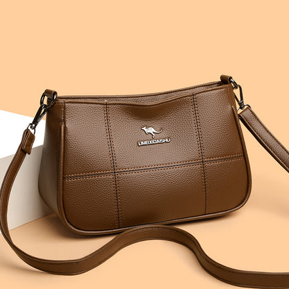 Bolso bandolera cuadrado pequeño con textura