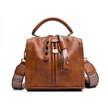 Bolso de hombro bandolera 100% de piel suave