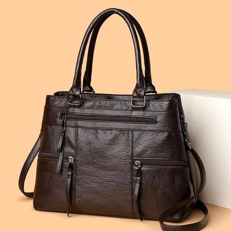 Bolsa para Mujer con Cierres y Amplio Espacio