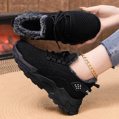 Botas de algodón con forro de malla y polar