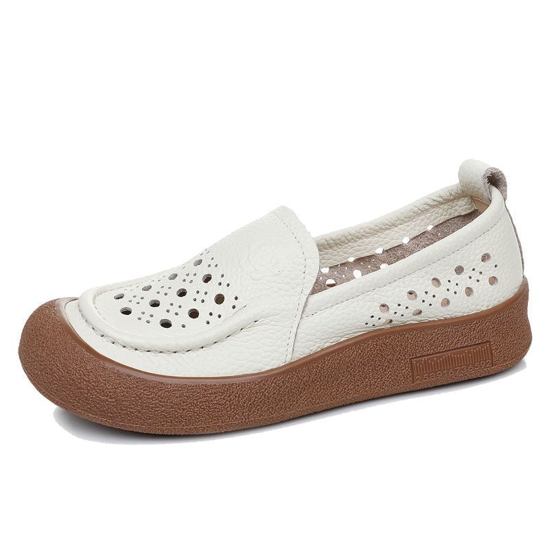 Zapatos Ortopédicos para Mujer de Piel Genuina con Suela Suave