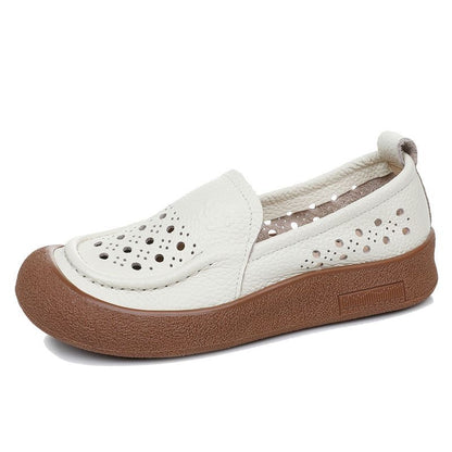 Zapatos Ortopédicos para Mujer de Piel Genuina con Suela Suave