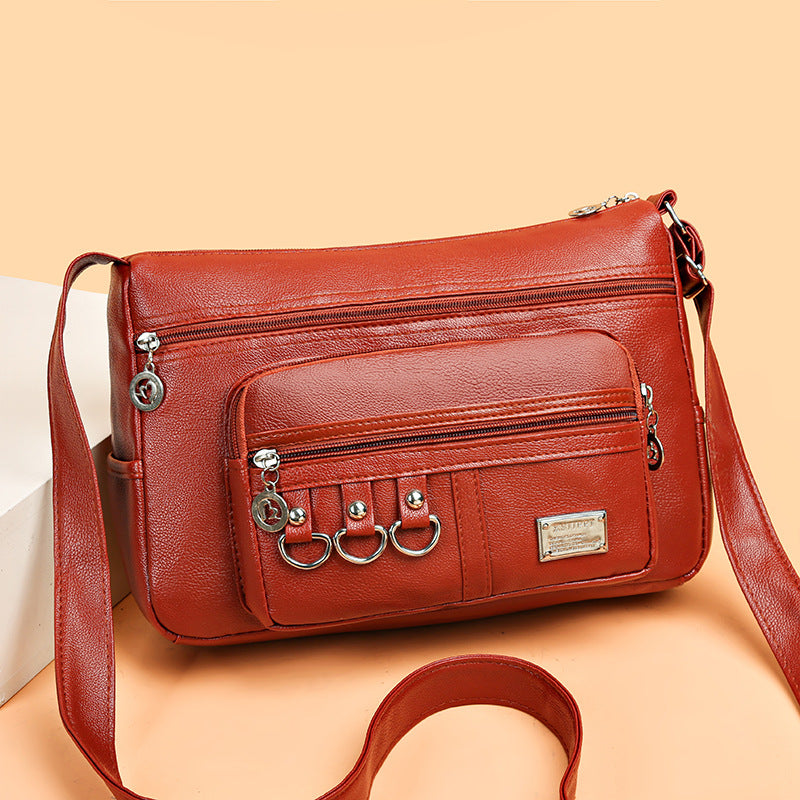 Bolso de piel para mujer versátil