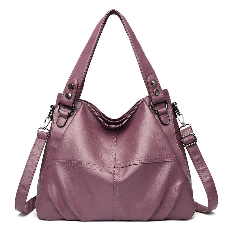 100% Bolso de piel de gran capacidad
