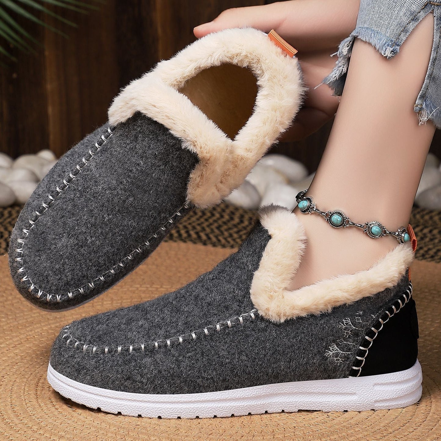 Botas de algodón cálidas de invierno