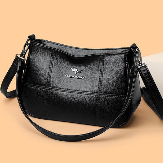 Bolso bandolera cuadrado pequeño con textura