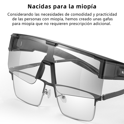 GAFAS DE MIOPÍA CON MONTURA GRANDE